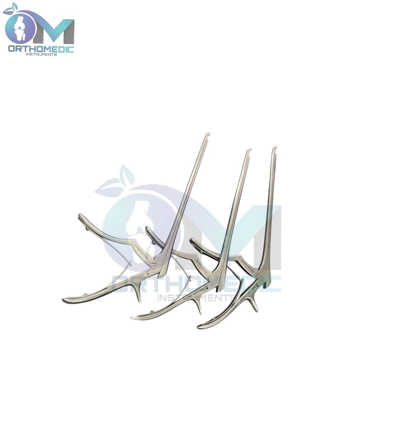 V.Mueller VM81-1441 Orthopedic Kerrison Rongeurs 2,3,4mm Up 8 Shaft 40 degree