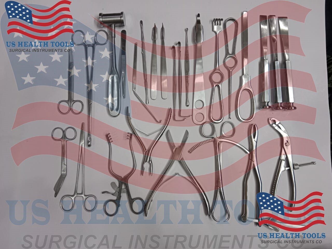 Basic Orthopedic Surgery Set of 25 Pcs Surgical instruments