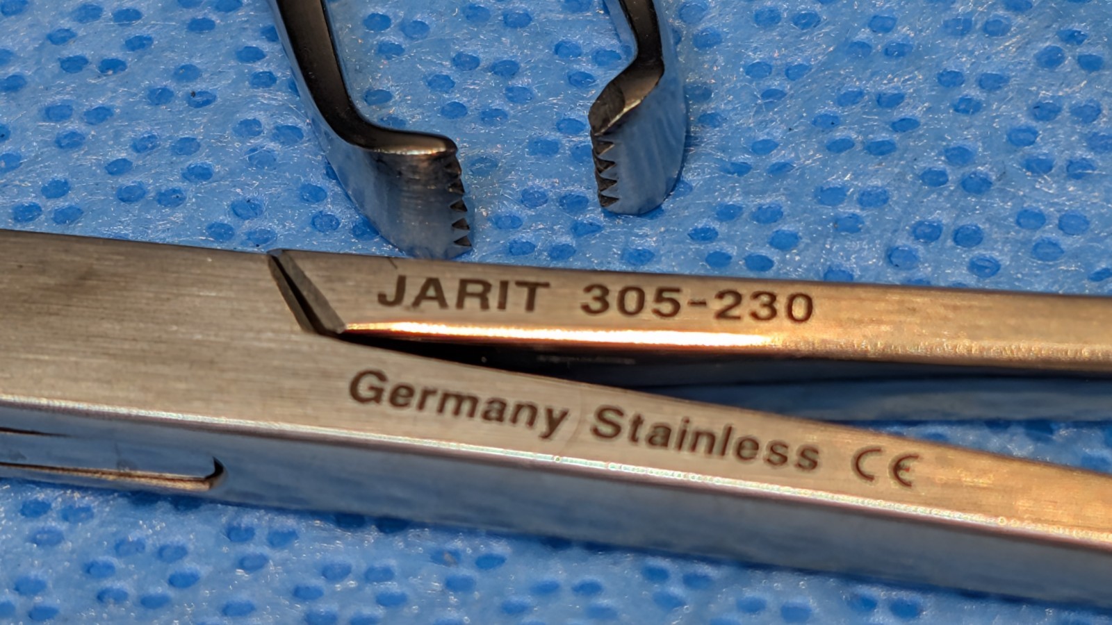 2x Jarit 305-230 Allis-Willauer Tissue Forceps Surgical Clamp Instrument codman