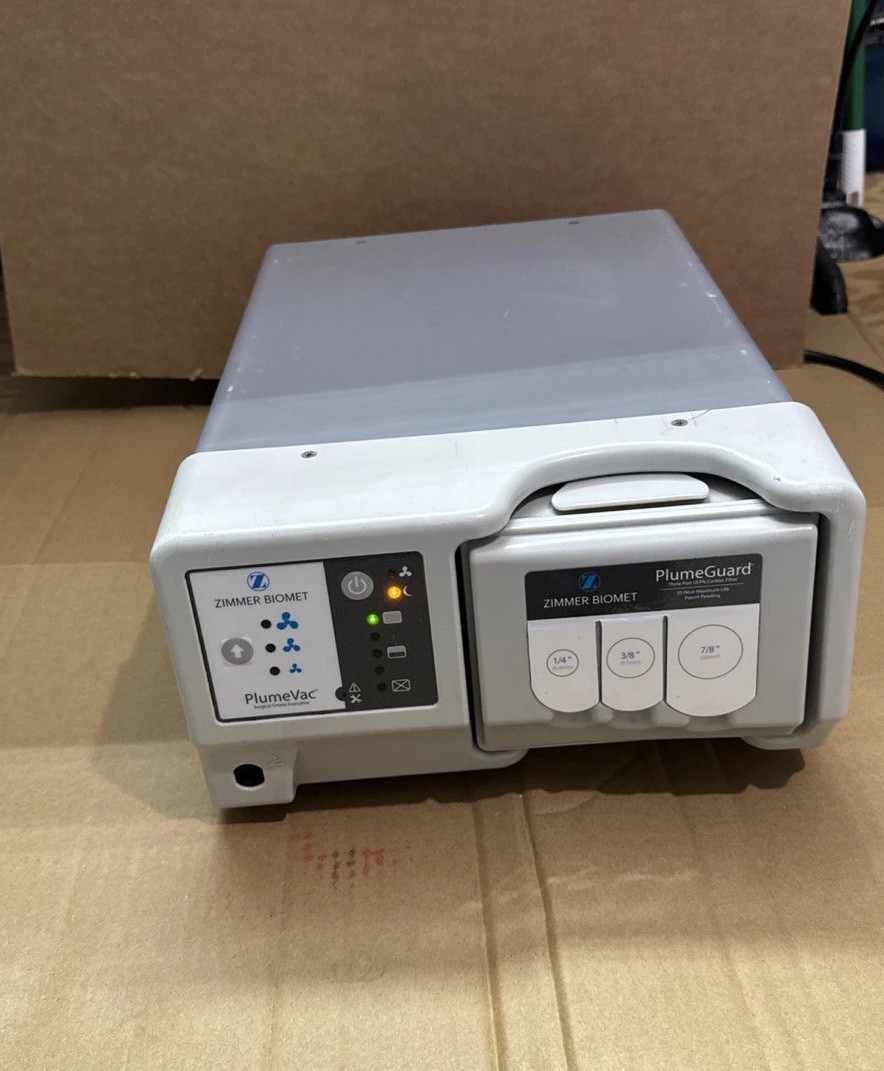 Zimmer Biomet PlumeVac surgical smoke evacuator system. AEVV120