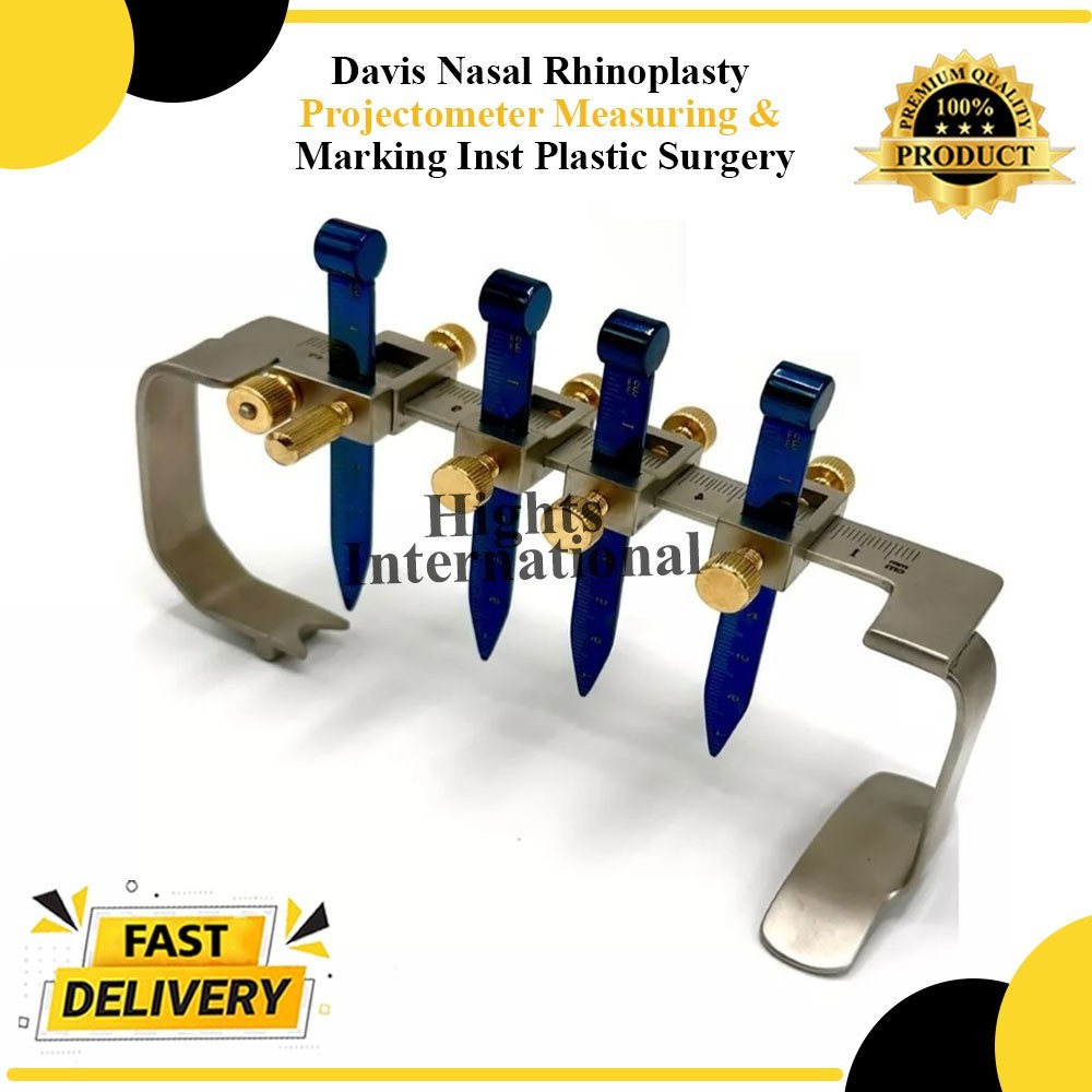 Davis Nasal Rhinoplasty Projectometer Measuring & Marking Inst Plastic Surgery