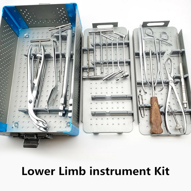 Orthopedic Lower Limb Instrument Femoral Tibia Bone Nail Large Fragment Set