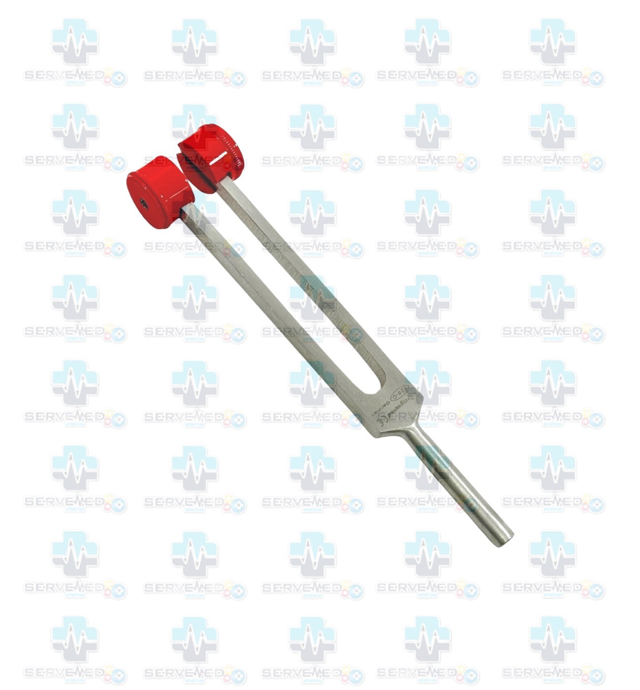 PREMIUM RED Tuning Fork With Weights – C 128 – SURGICAL MEDICAL INSTRUMENTS