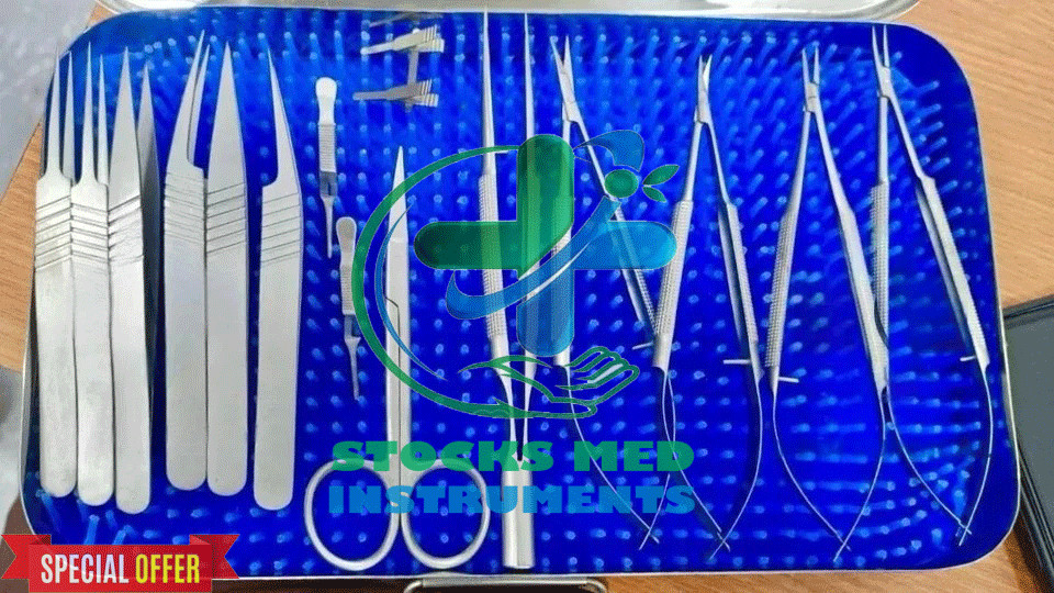 Micro Hand Surgery Instruments Kit Microvascular Clamp Surgical Suture kit