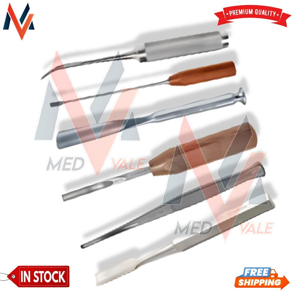 Bone Gouge Chisel Set Orthopedic Surgical Veterinary Instruments Set Of 6 Pcs A+