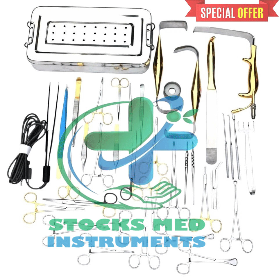Tebbetts Breast Surgery Instruments Breast Augmentation Set of 43 Pcs A+ Quality