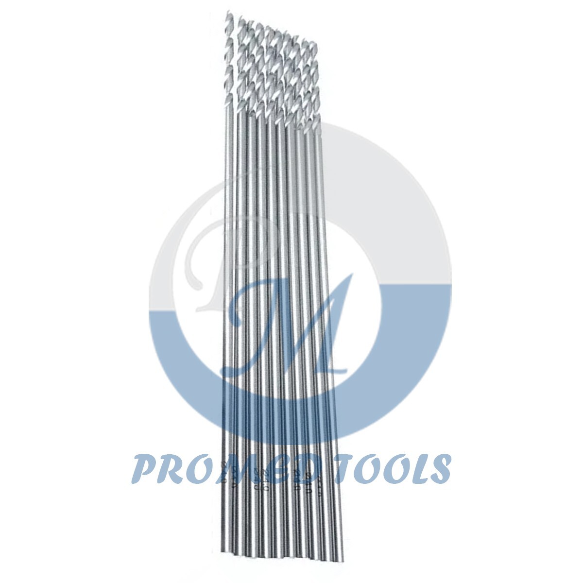Cannulated Drill Bit 2.5mm, 2.7mm, 3.0mm Set of 9 Pcs Orthopedic Instruments