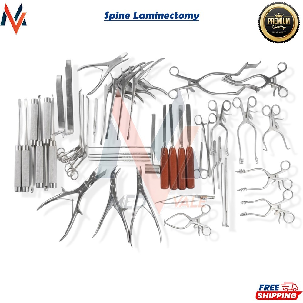 Spine Laminectomy Set 45 Pcs Complete Orthopedic Surgical Instruments set