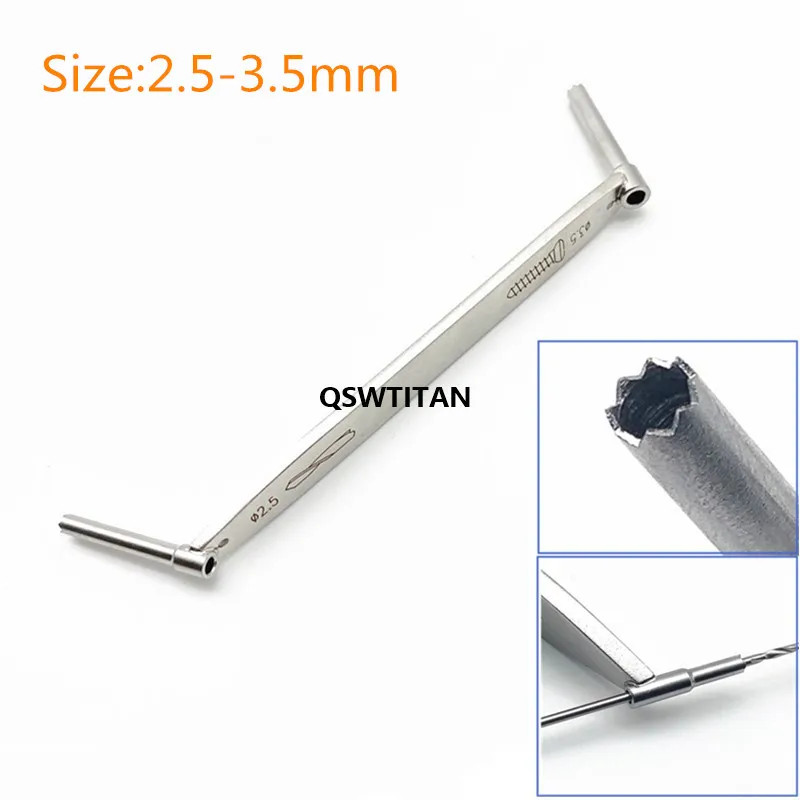 Orthopedic Drill Sleeve Pointed Drill Guide Double Bone Drill Bits Guider Sleeve
