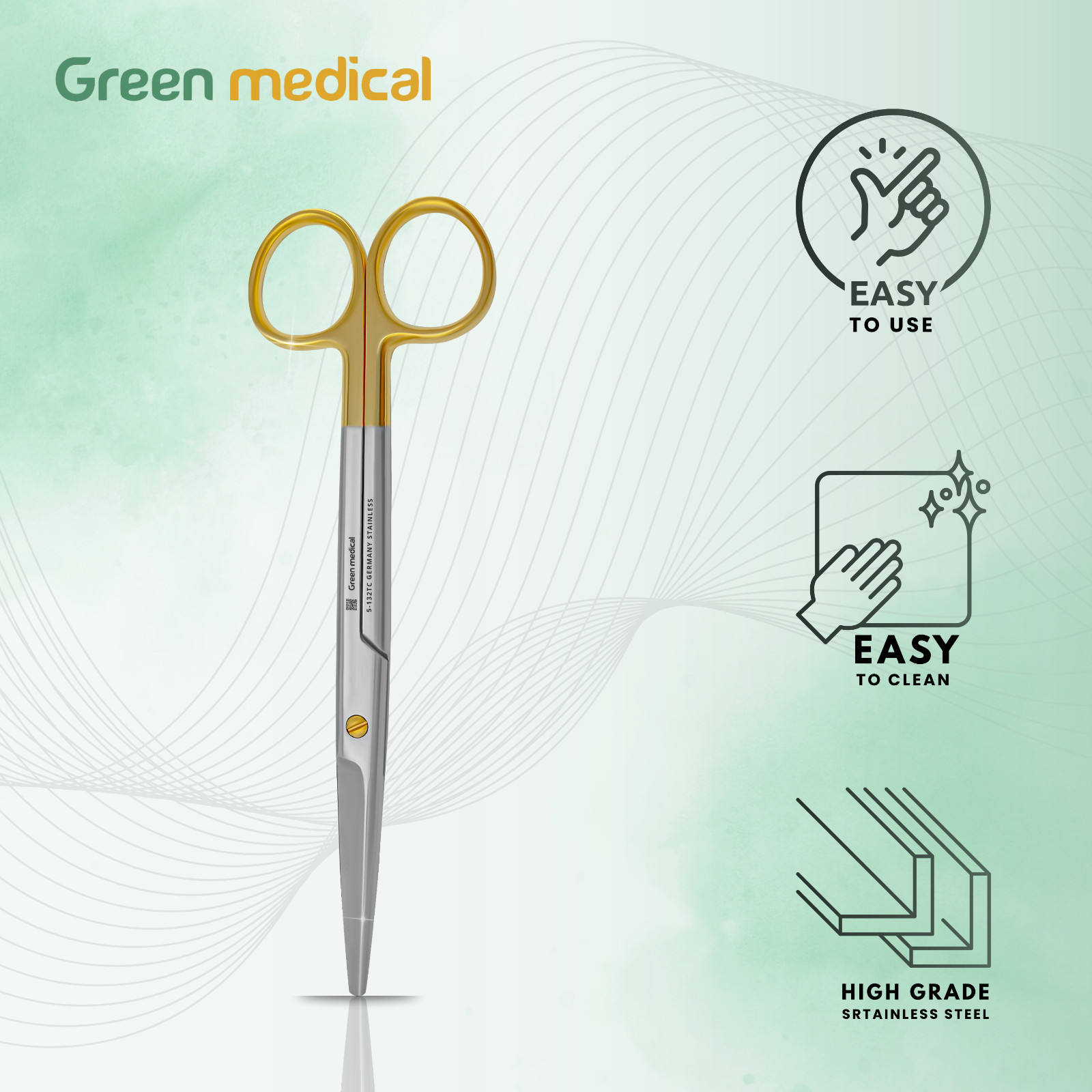 TC Mayo Scissor Straight 6.75″ Surgical Medical Instrument German Grade