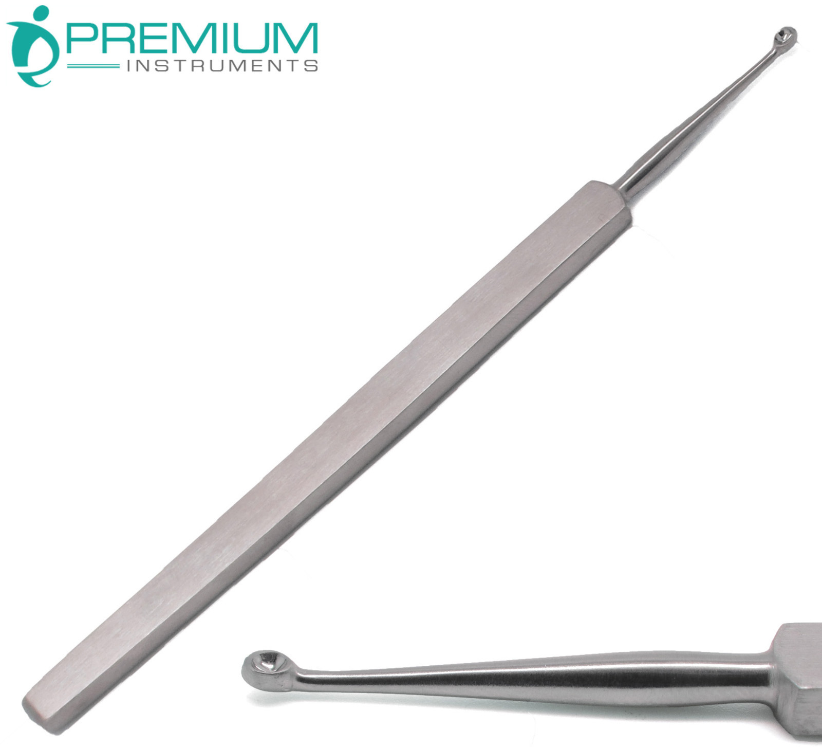 ENT Meyhoefer Chalazion Ear Curettes # 3 Cupped End 2.5mm Surgical Instruments