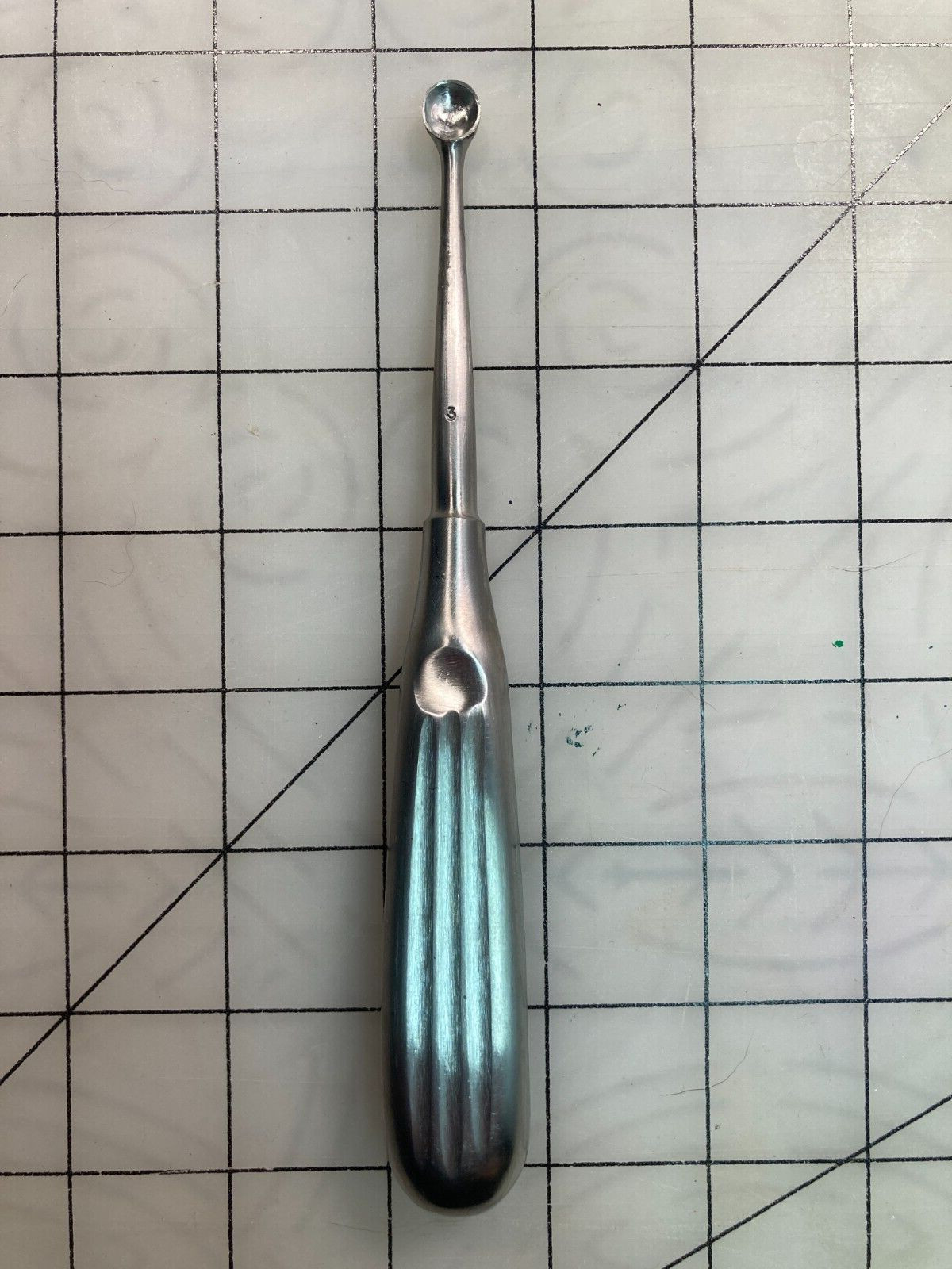 #3 Bone Curette 6.5 Inches