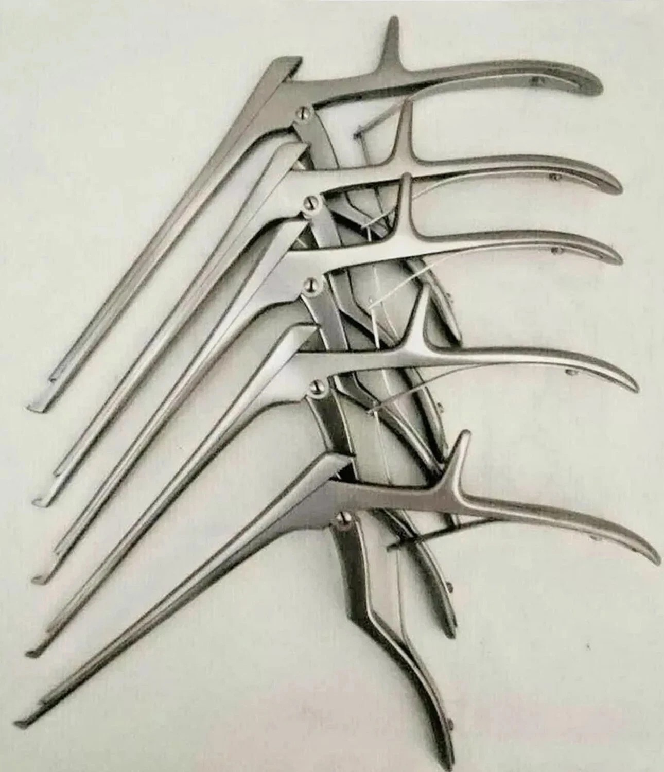 Kerrison Rongeurs 8″ 1,2,3,4,5mm Cervical Orthopedic Instruments Set of 5 PCs