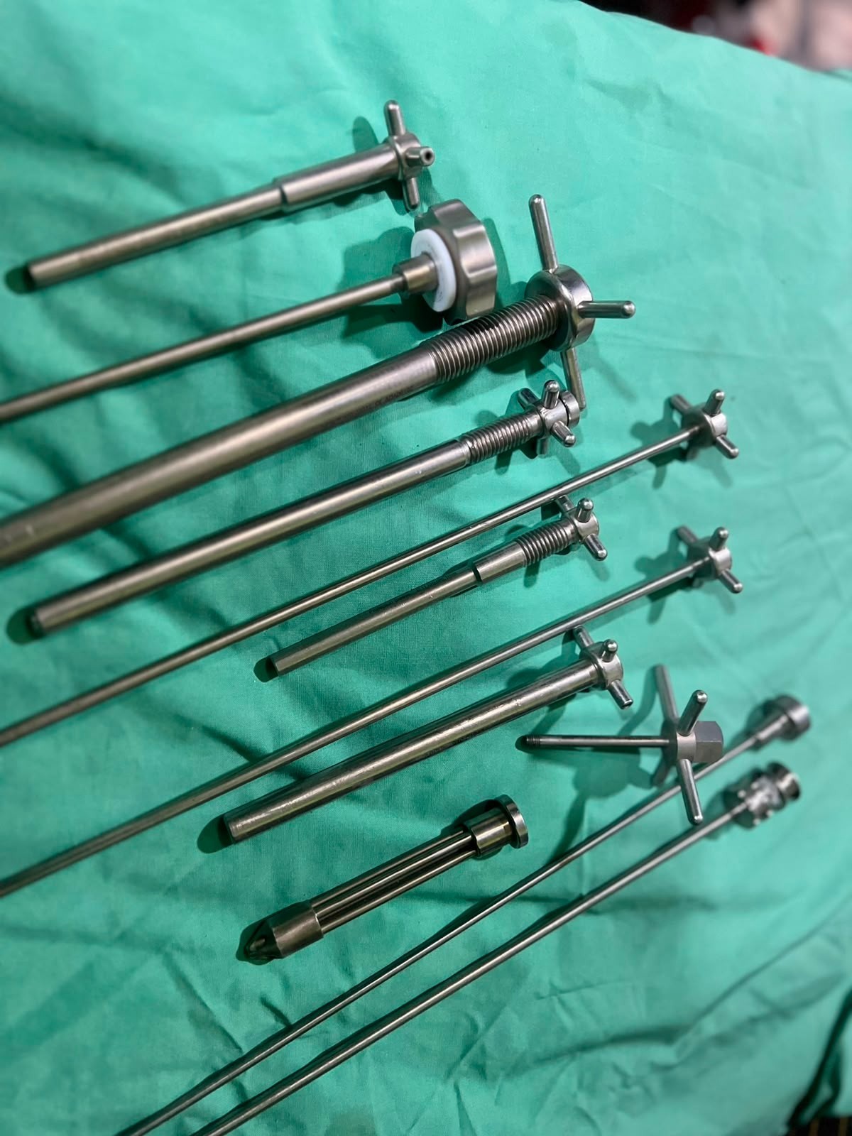 APIS orthopedic trocars and protection sleeves lot of 15pcs surgical instrument