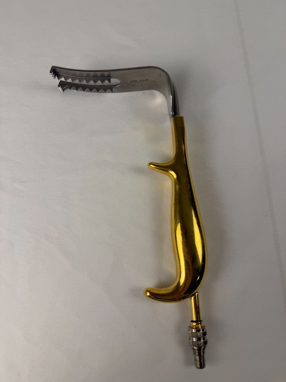 ASSI ABR84026 Fiber Optic Haynes Breast Retractor 90x32mm Slotted Blade