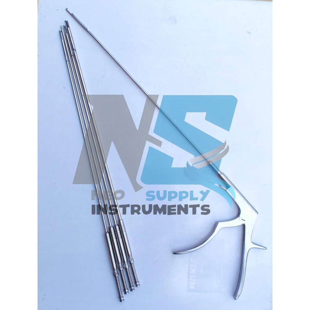 Spine Surgery Rongeur Interlaminar Spine Endoscopic Bite Size 1 to 5mm Set