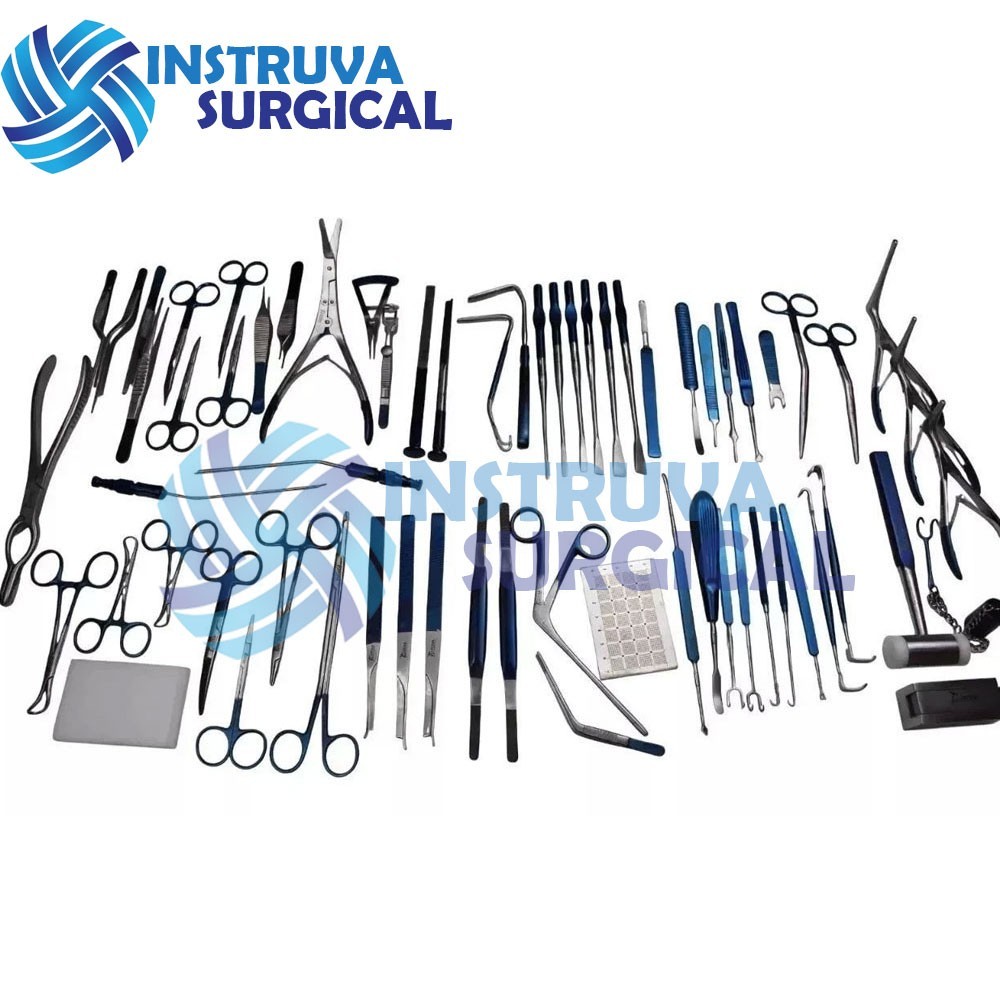 New Rhinoplasty Instruments Set Titanium Coated Nose Surgery Quality With Box