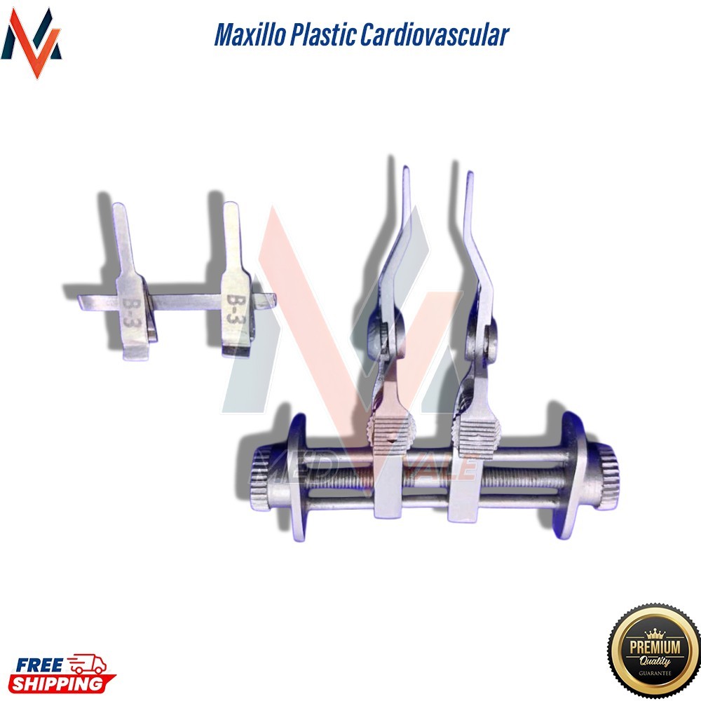 Maxillo Plastic Cardiovascular Micro Surgery IKUTA Vessel Approximator Clamp