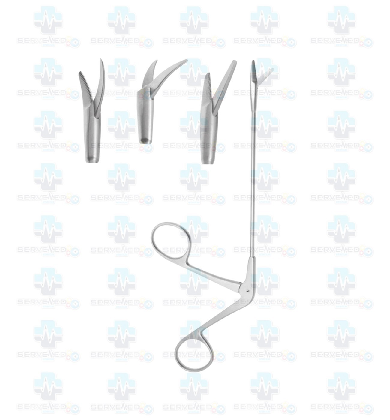 3 Nasal Concha Scissors 13 cm Straight, Right & Left Curved, ENT Fess Instrument