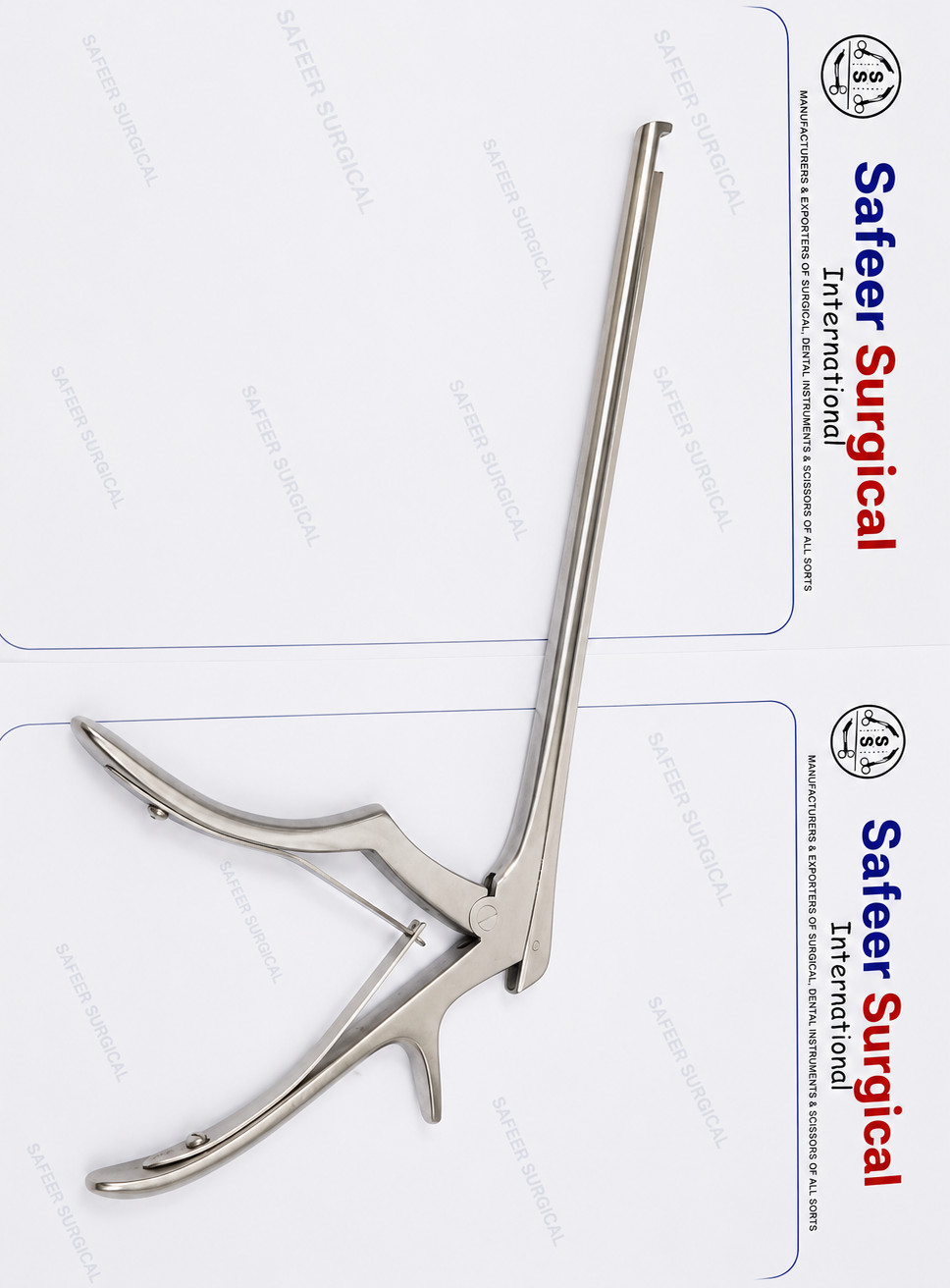 Kerrison Laminectomy Punch Bone Ejector 40°Upward Jaw 18/20/23cm 1-6mm Stainless