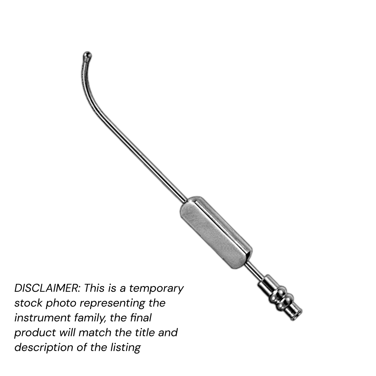 Killian (Von Eicken) Cannula 5″ Short Curve 3mm Tip Stainless XPRS OR Grade