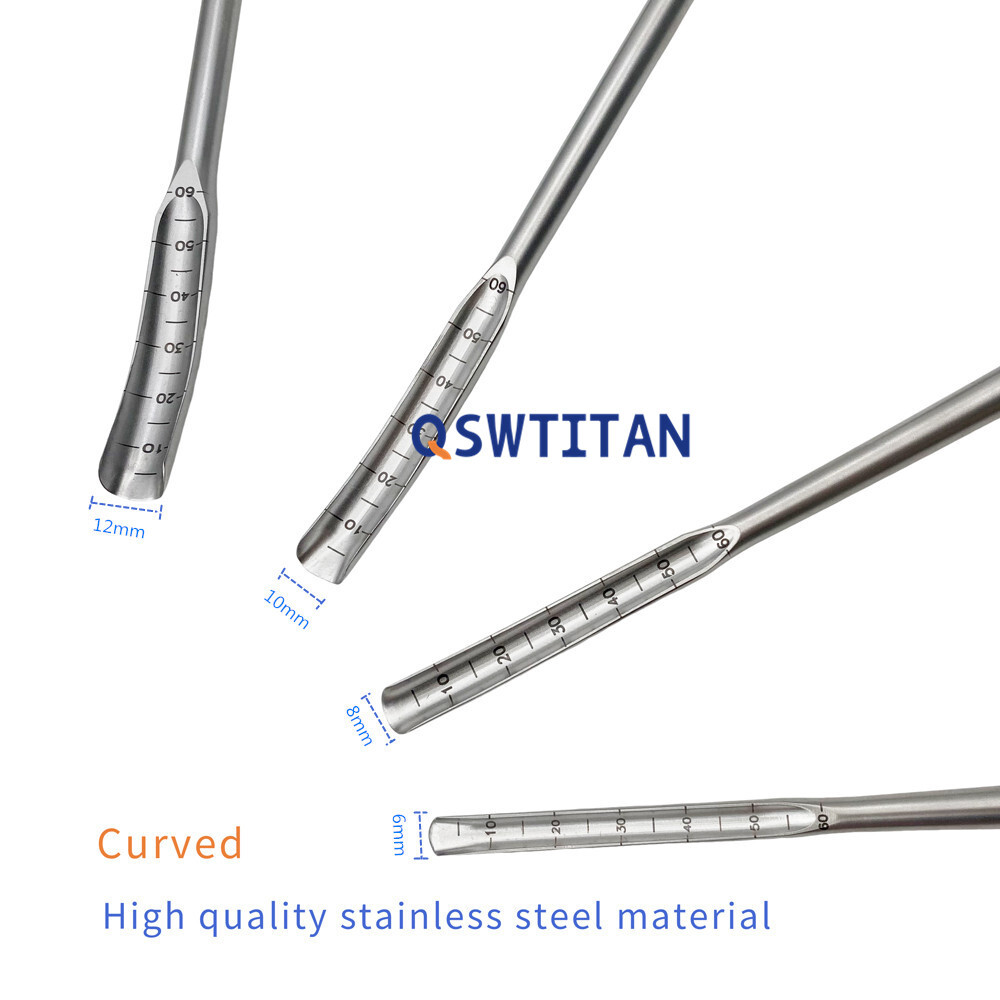 Orthopedic Instrument Osteotome Bone Chisels 6mm-12mm Straight Curved