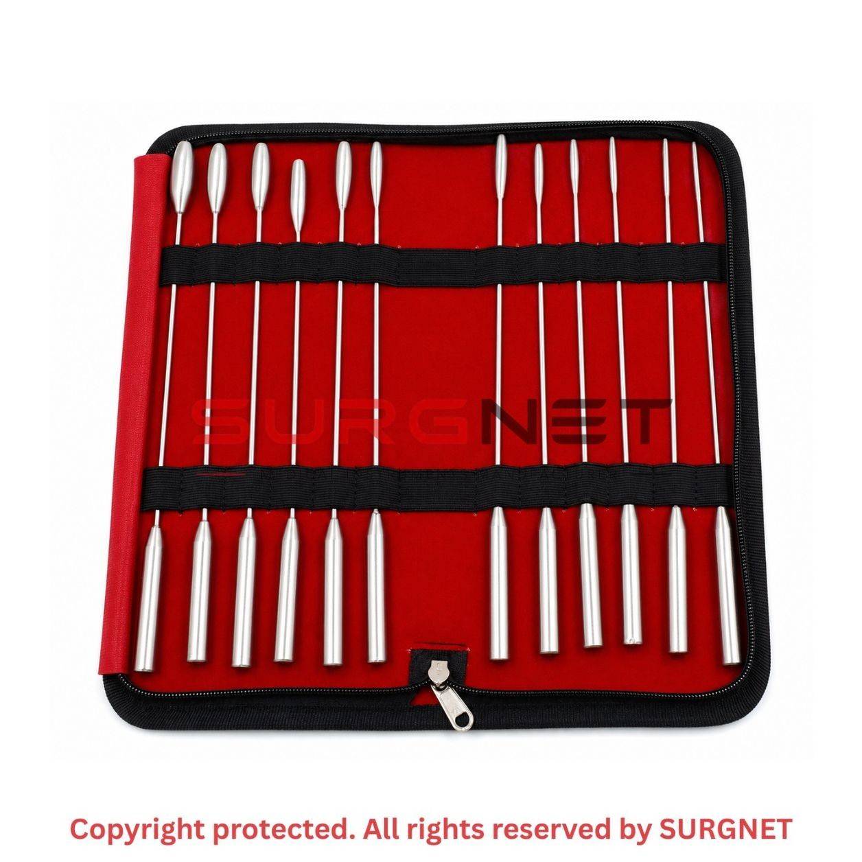 PREMIUM O.R GRADE BAKES ROSEBUD URETHRAL SOUNDS DILATOR SET SURGICAL INSTRUMENTS