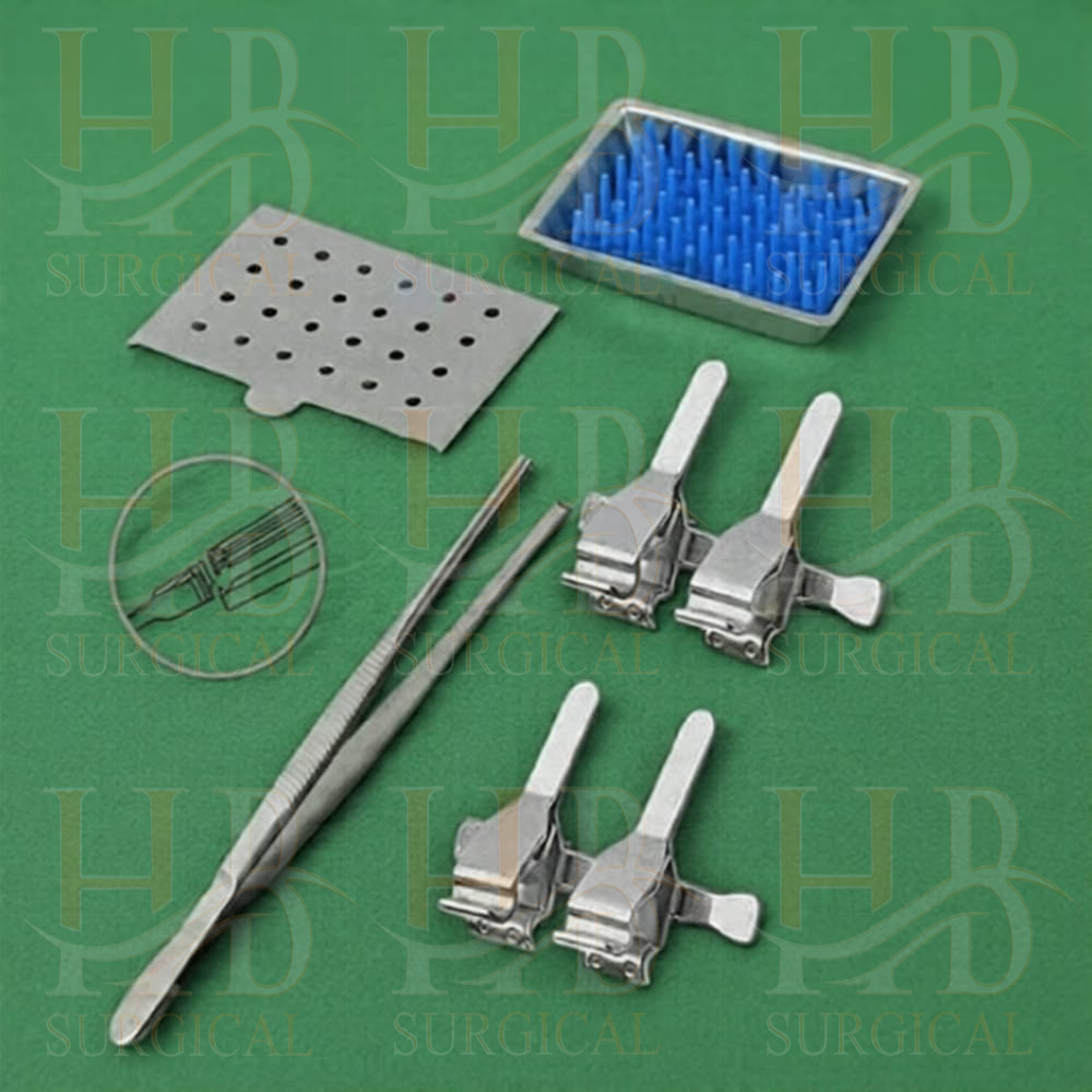 Acland Micro Vessel Clamps With Micro Clamp Applying Forceps 14cm