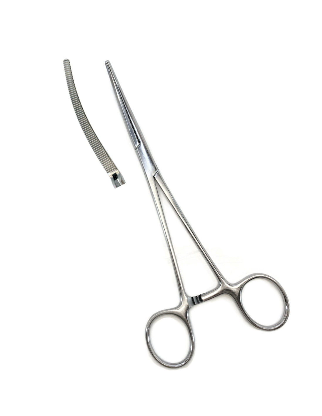 V. Mueller SU2764 PEAN Forceps, Curved, Full Serrations, 8in