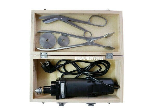 Surgical Orthopedic 3PC Set – Electric Plaster Cutter, Shear/Scissor, Spreader