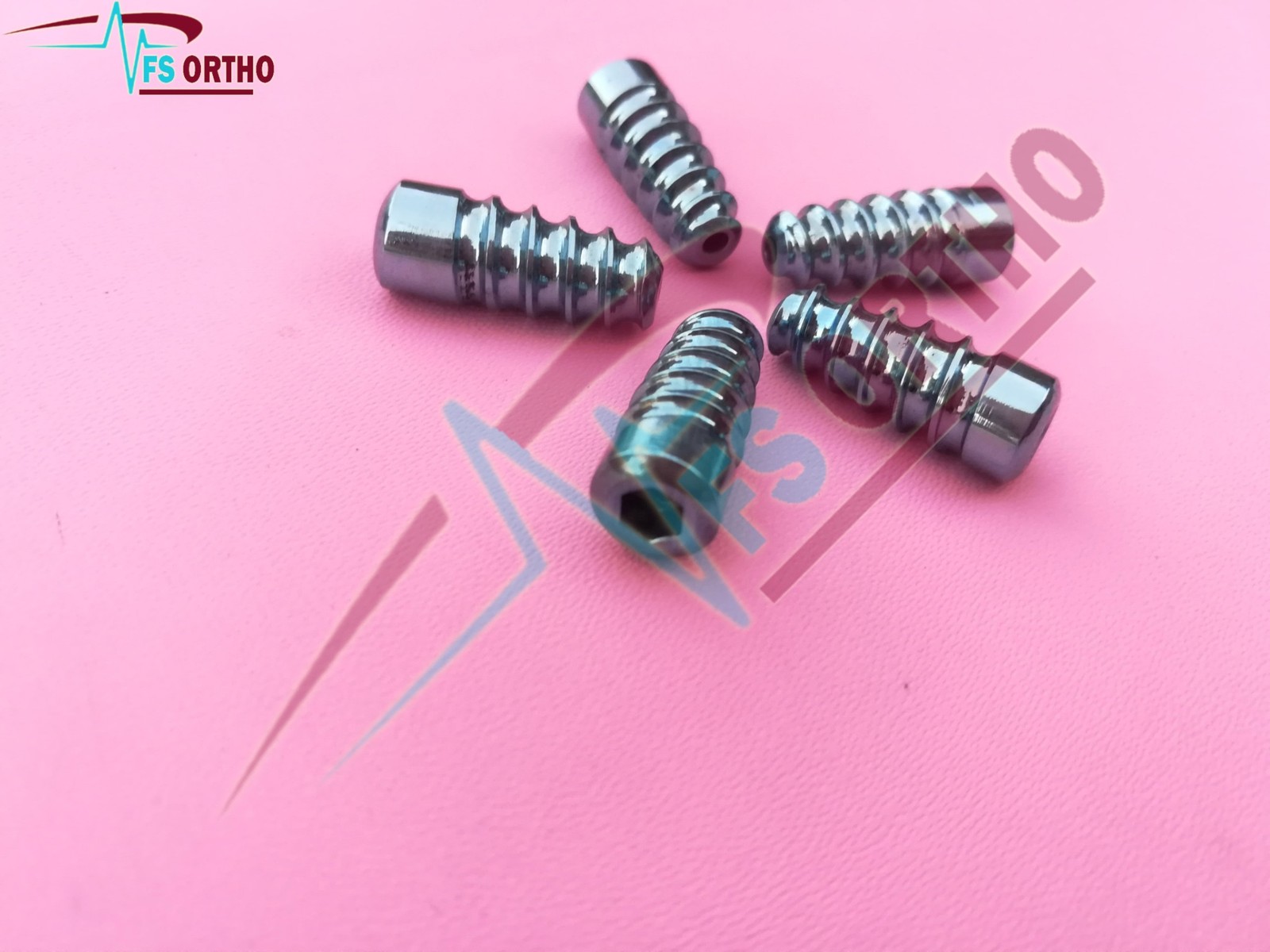 Interference-ACL Screws Dia: 10mm (Length 20 to 35mm) , 51Pcs (Titanium grade 5)