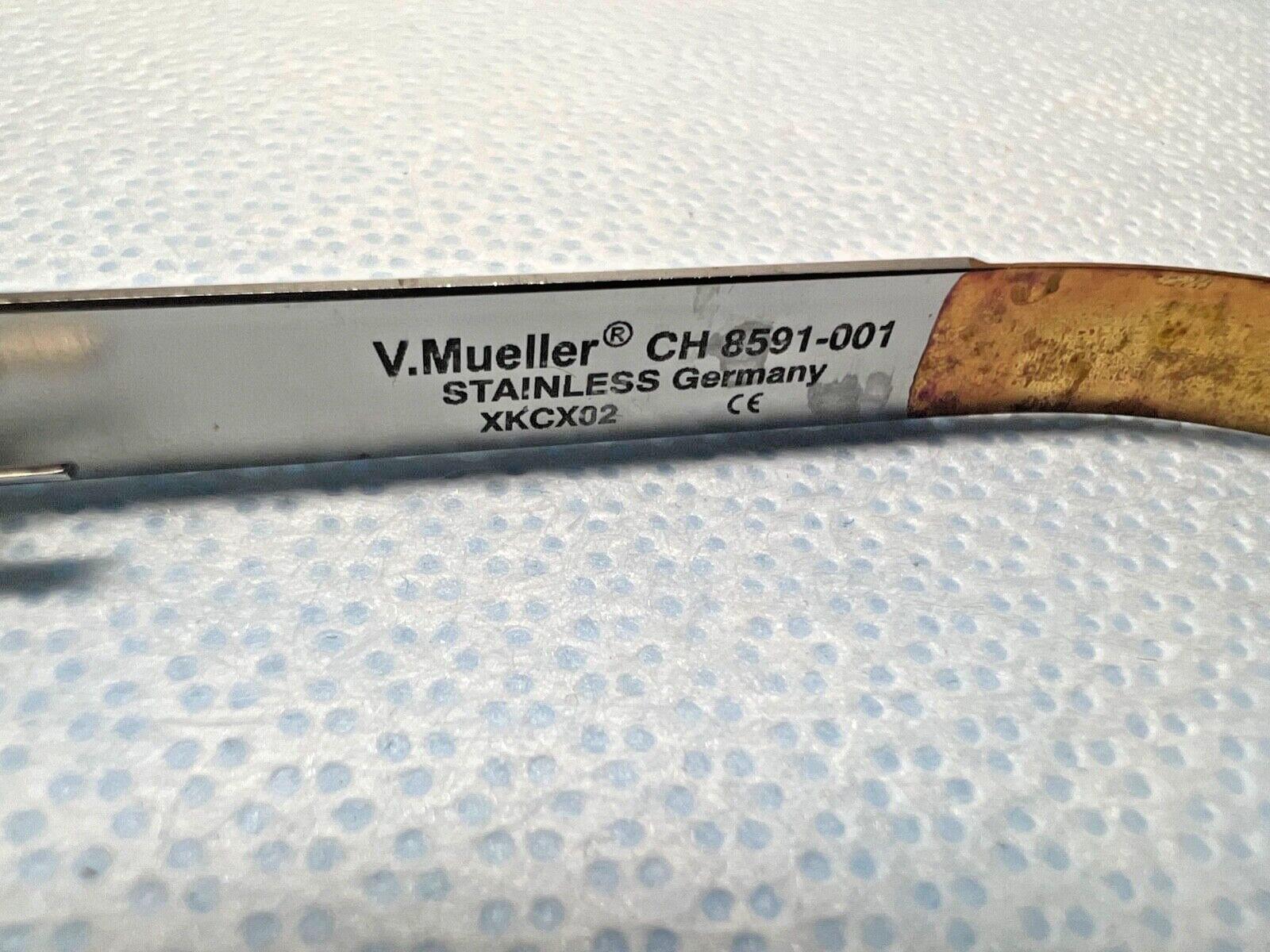 V. Mueller CH8591-001 Jacobson Tungsten Carbide Needle Holder 8-3/4″ Spring Lock