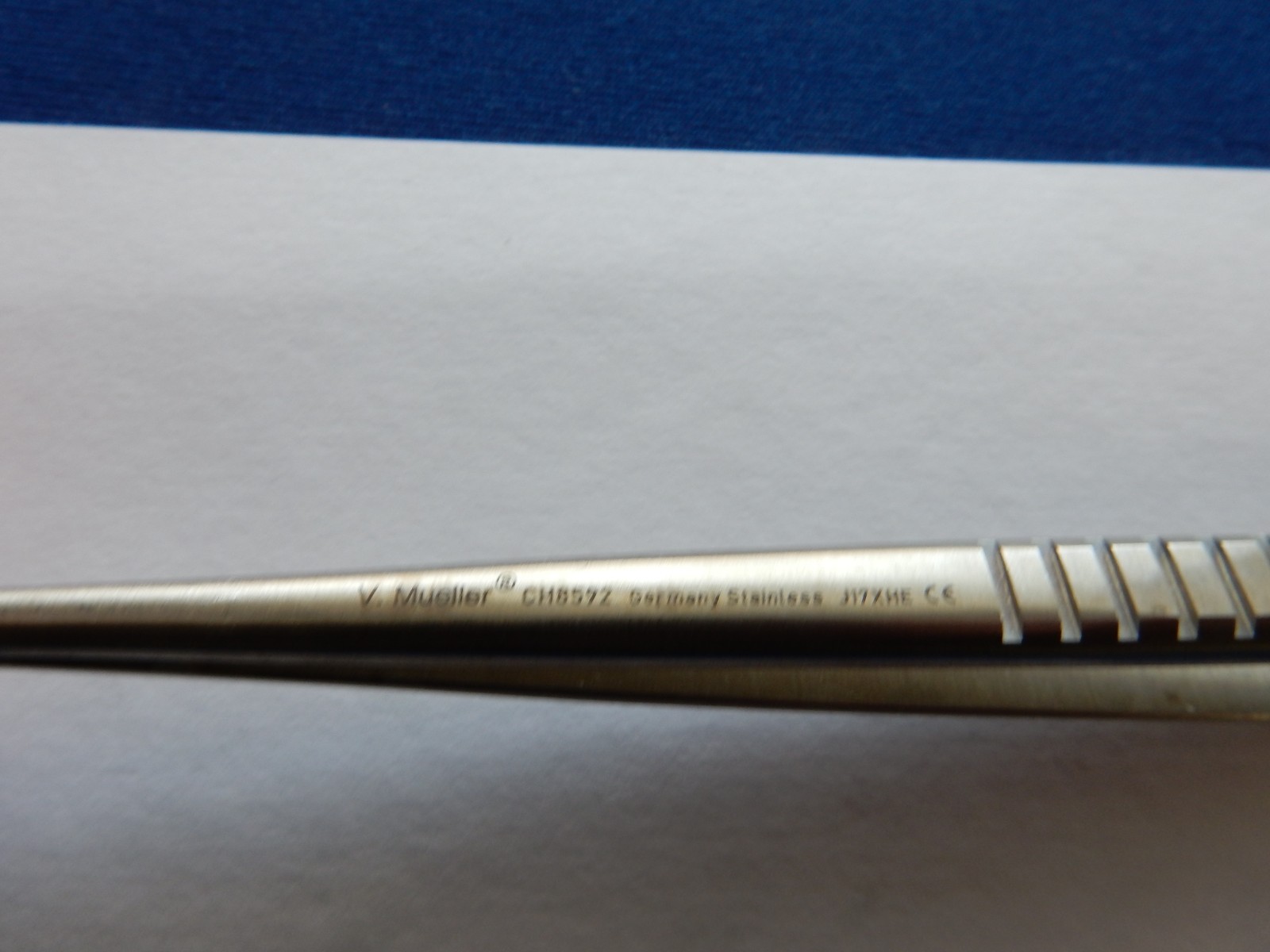 V. Mueller CH8592 Jacobson Needle Holder Straight Smooth Jaws 7″