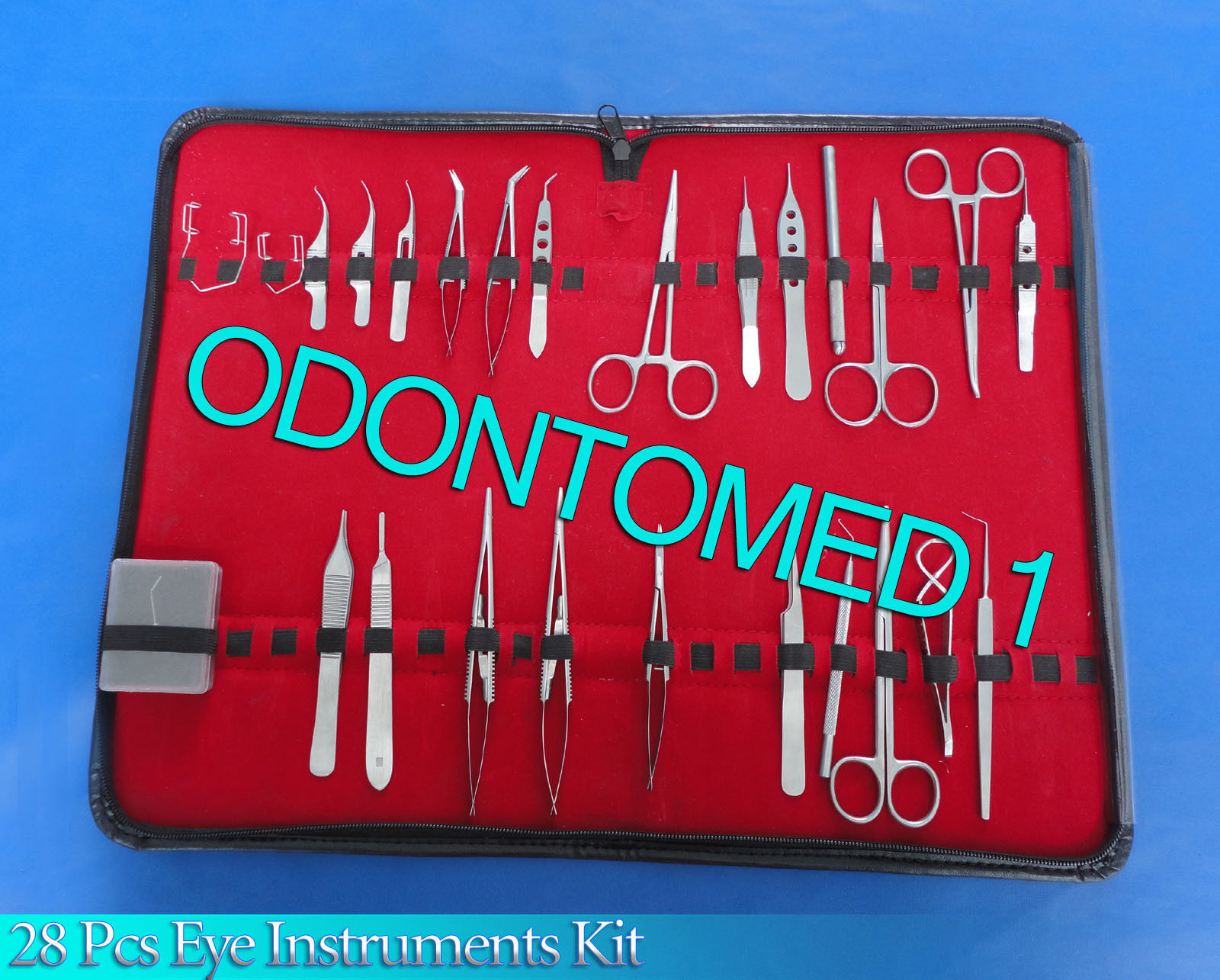 28 Pcs Eye Micro Surgery Surgical Instruments Kit