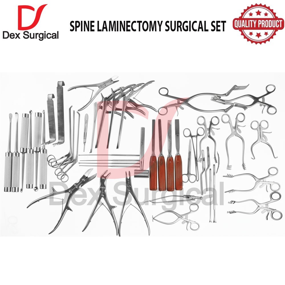 Spine Laminectomy Set 45 Pcs Complete Orthopedic Surgical Instruments set