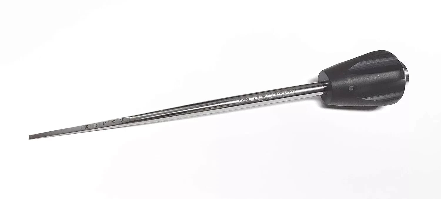 Veterinary Spine Probe Straight with Handle Surgical Instruments Stainless Steel