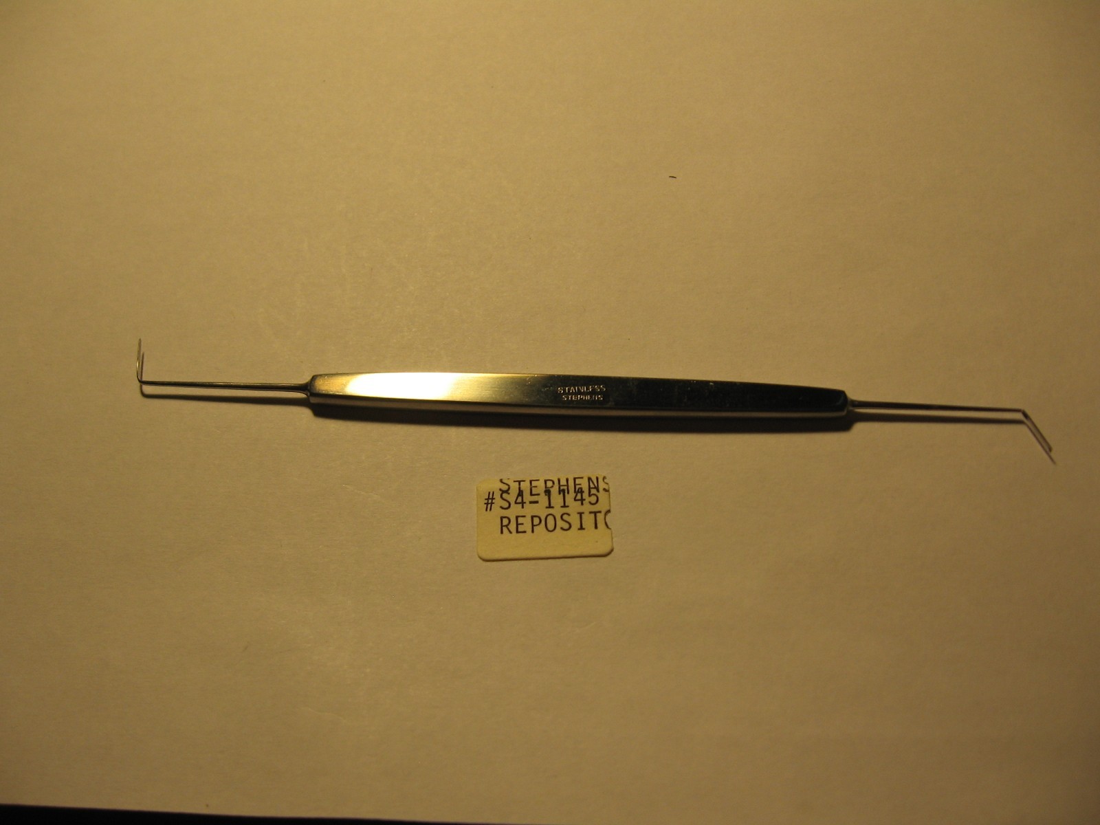 STEPHENS #S4-1145 SURGICAL PUPIL AND IRIS REPOSITOR SPATULA