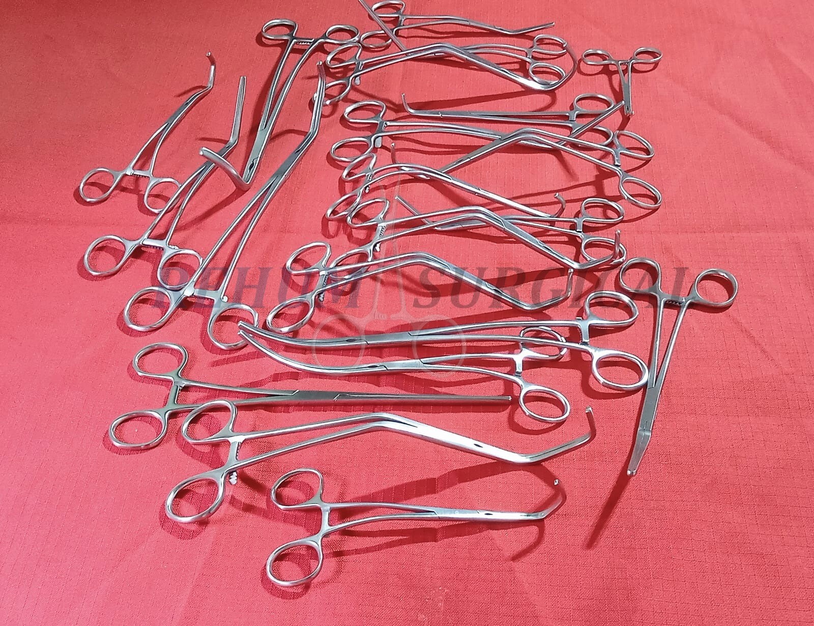 20 PCS SET VASCULAR CLAMPS SURGERY INSTRUMENTS DEBAKY SURGICAL INSTRUMENTS