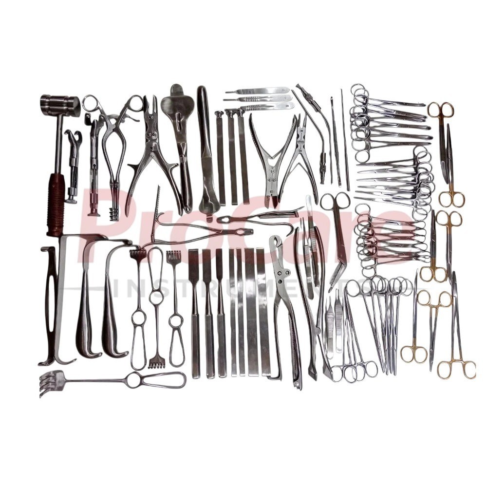 Basic Major Orthopedic Lot Of 74 Pcs Set Surgical Instruments