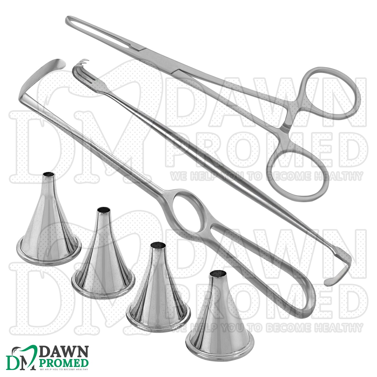41 Pcs Basic Ear Tools Set Surgical ENT Medical Surgery Instruments German Grade
