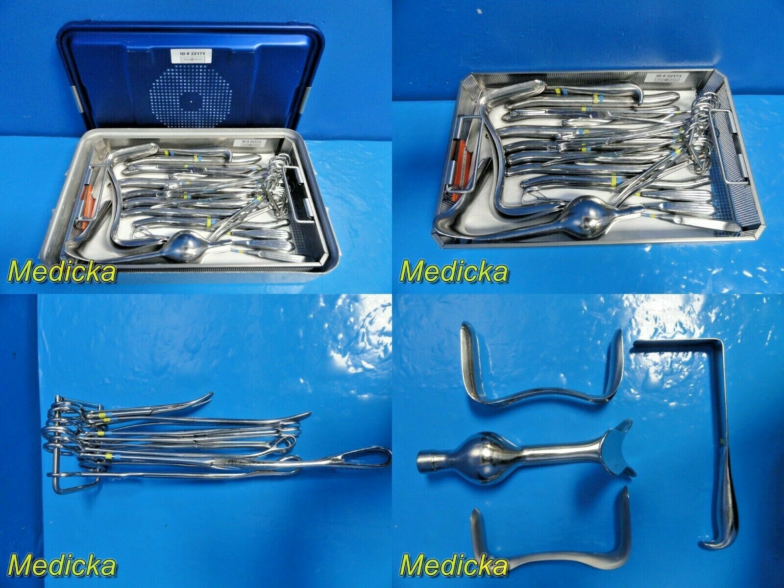 Jarit Pilling COMPLETE PROFESSIONAL Advanced D&E Surgery Instr Set W/Case ~22171