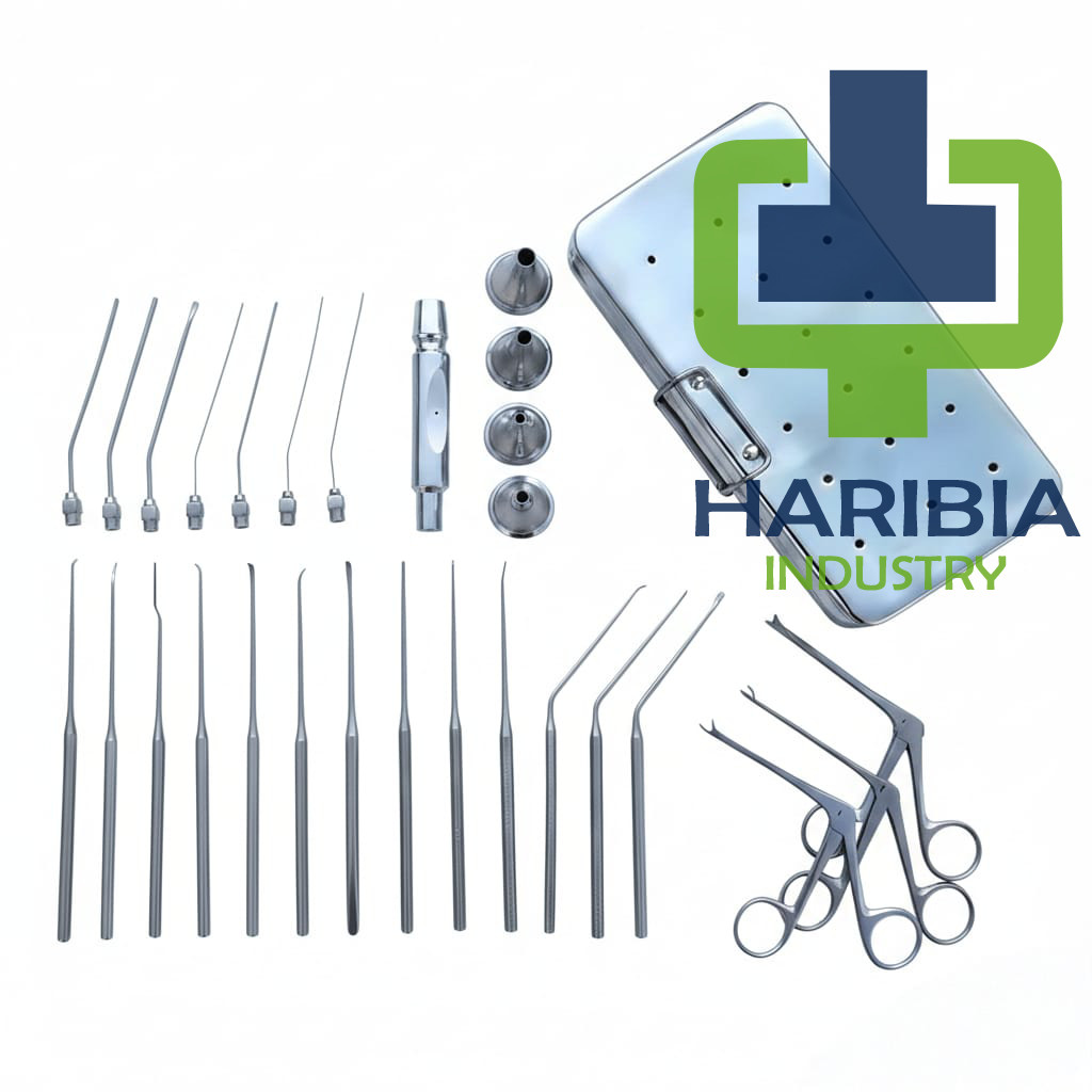 Shea Ear Operation Myringotomy Instruments Set 29 Pcs Myringoplasty Surgical ENT