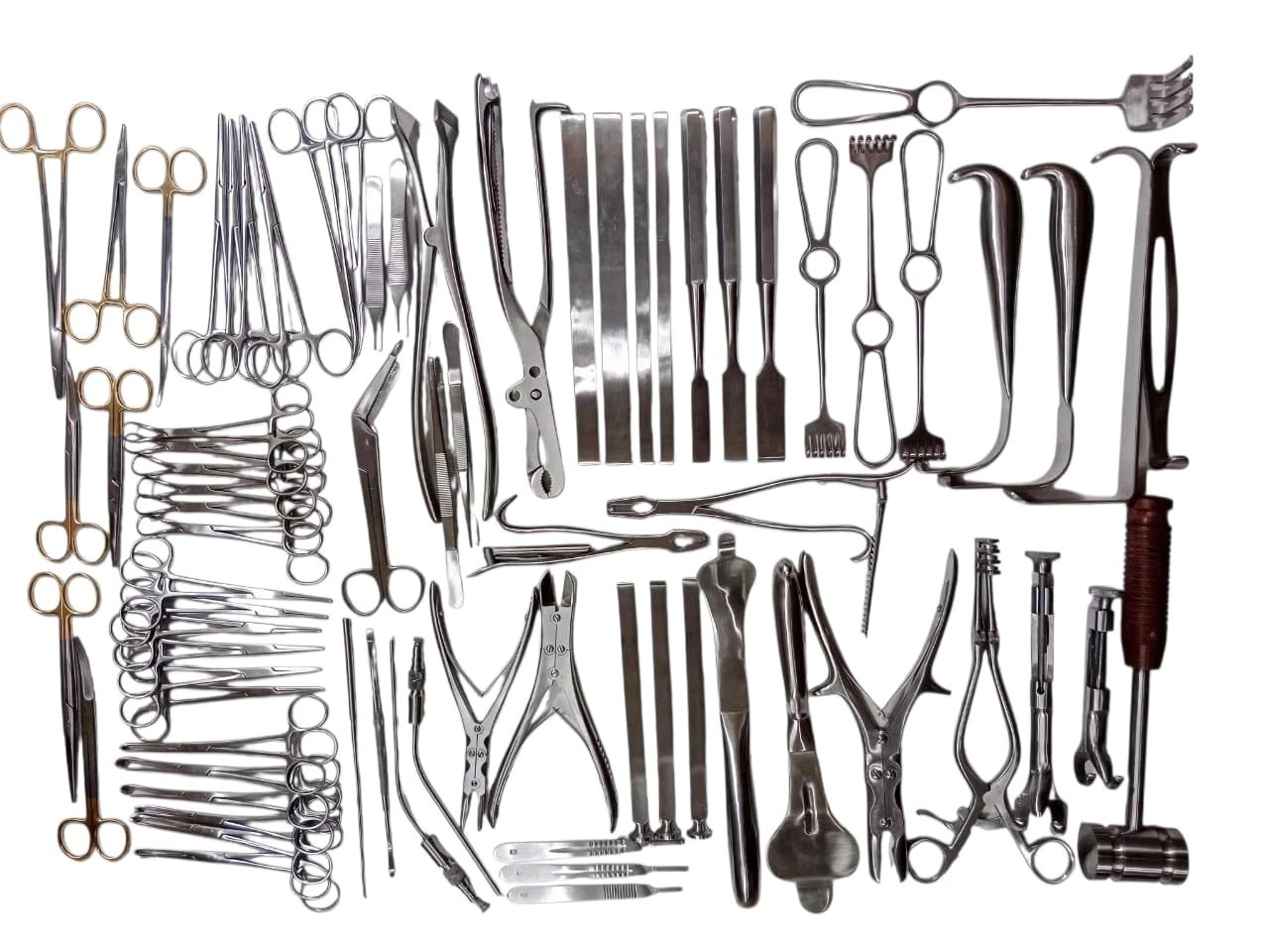 Lot Of 74 Pcs of Basic Major Orthopedic Set Surgical Instruments