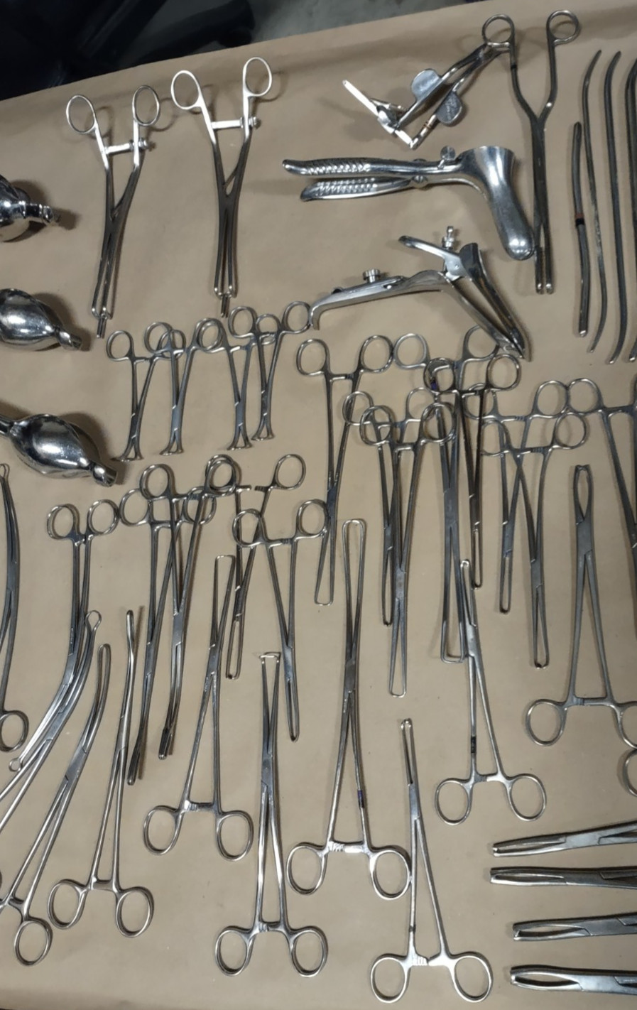 Large Surgical Instrument Bundle OBGYN G & E 221 Piece Speculum Germany Mixed