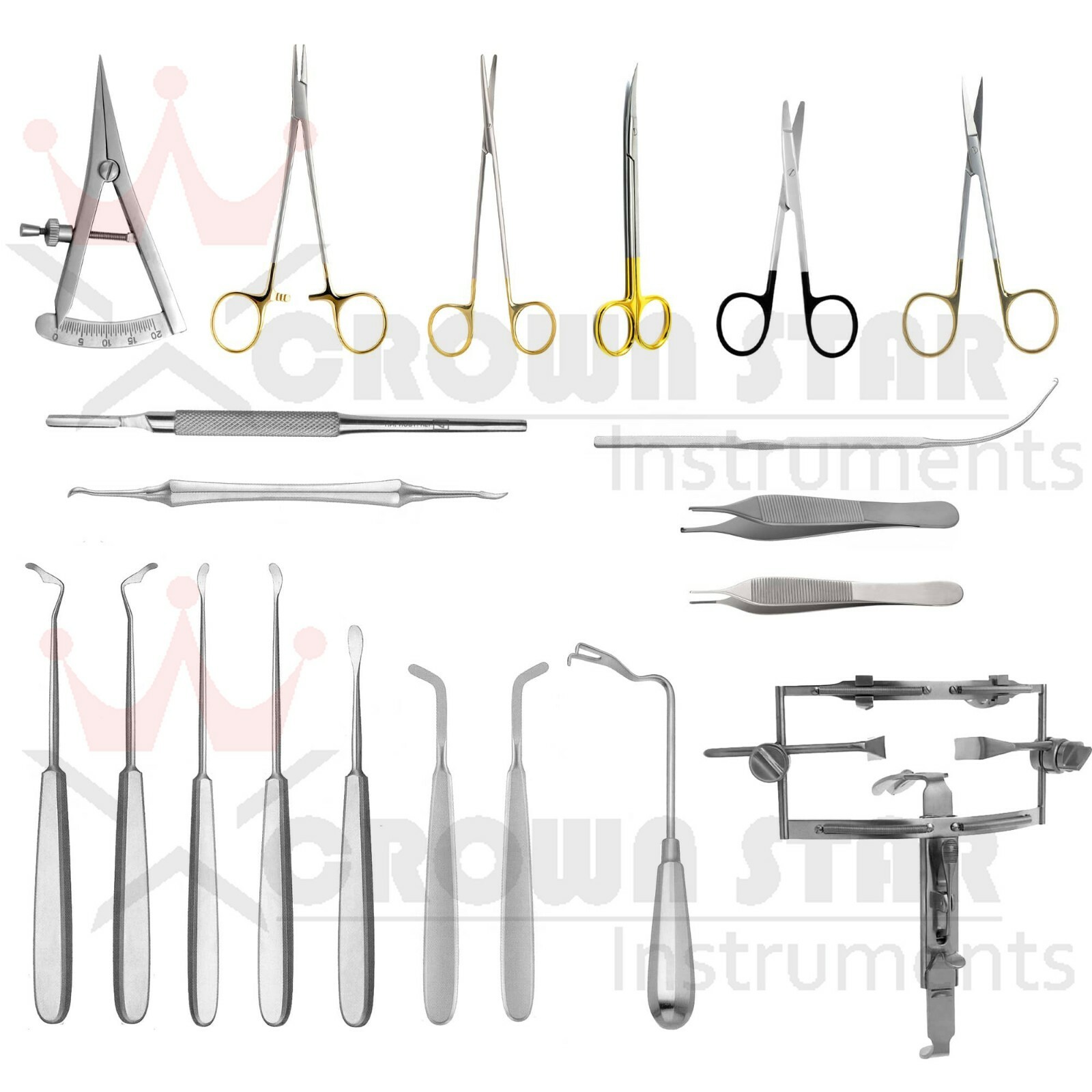 High Quality Cleft Palate Instruments Set Crown Star Instruments