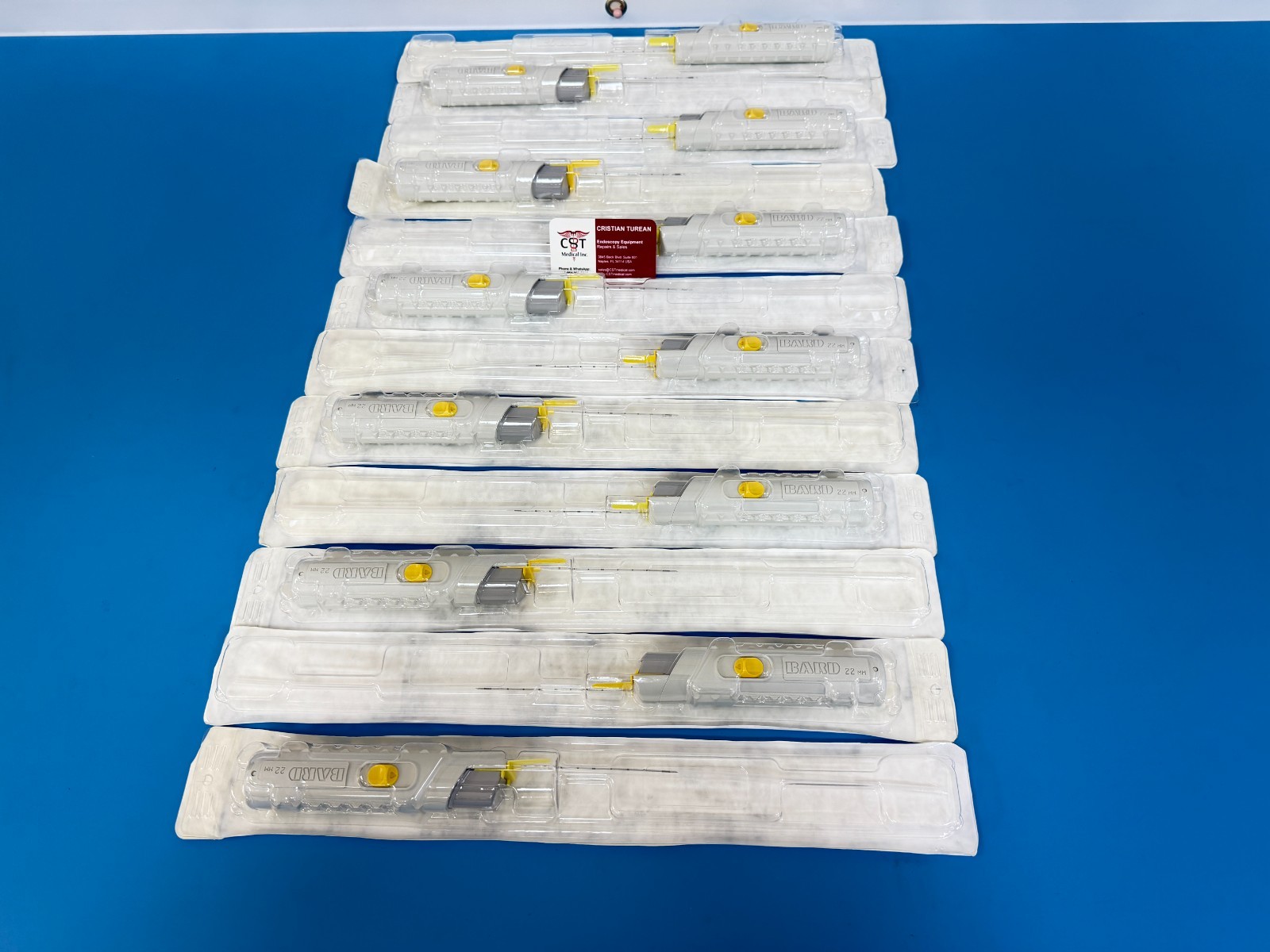 CR Bard Max-Core Biopsy Instrument REF#MC2010, 20G x 10cm. Set of 12 units