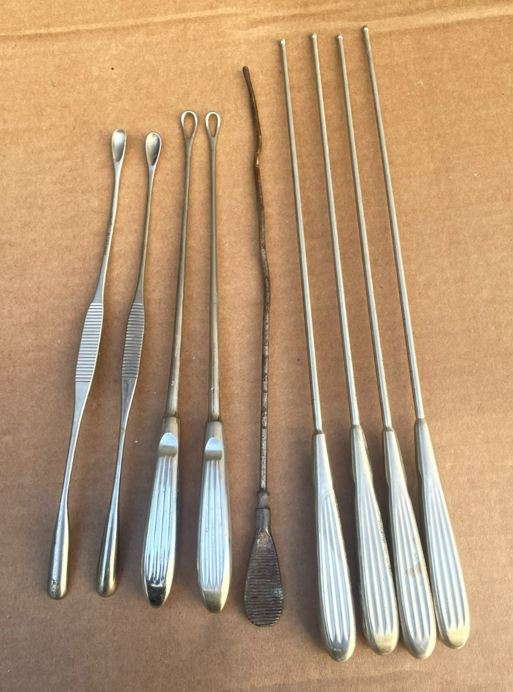 Assorted V-Mueller Curetts Instruments (Lot of 9)