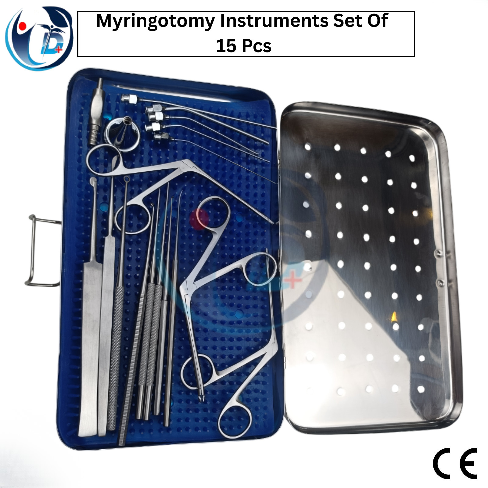 Myringotomy Instruments Set Of 15 Instruments For ENT Myringoplasty Surgical