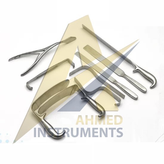 Gluteos instruments Set of 9 Pcs Plastic Surgery Surgical instruments