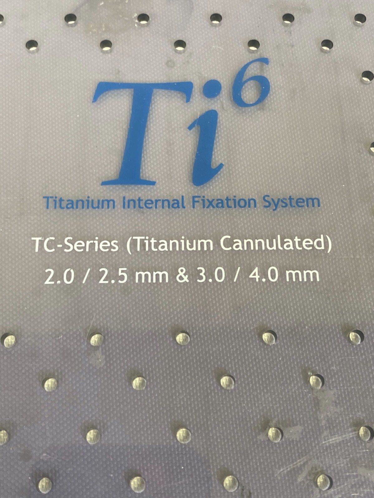 Metasurg TT-3000 Ti6 TC-Series Ti Cannulated Internal Fixation System 2/2.5/3/4